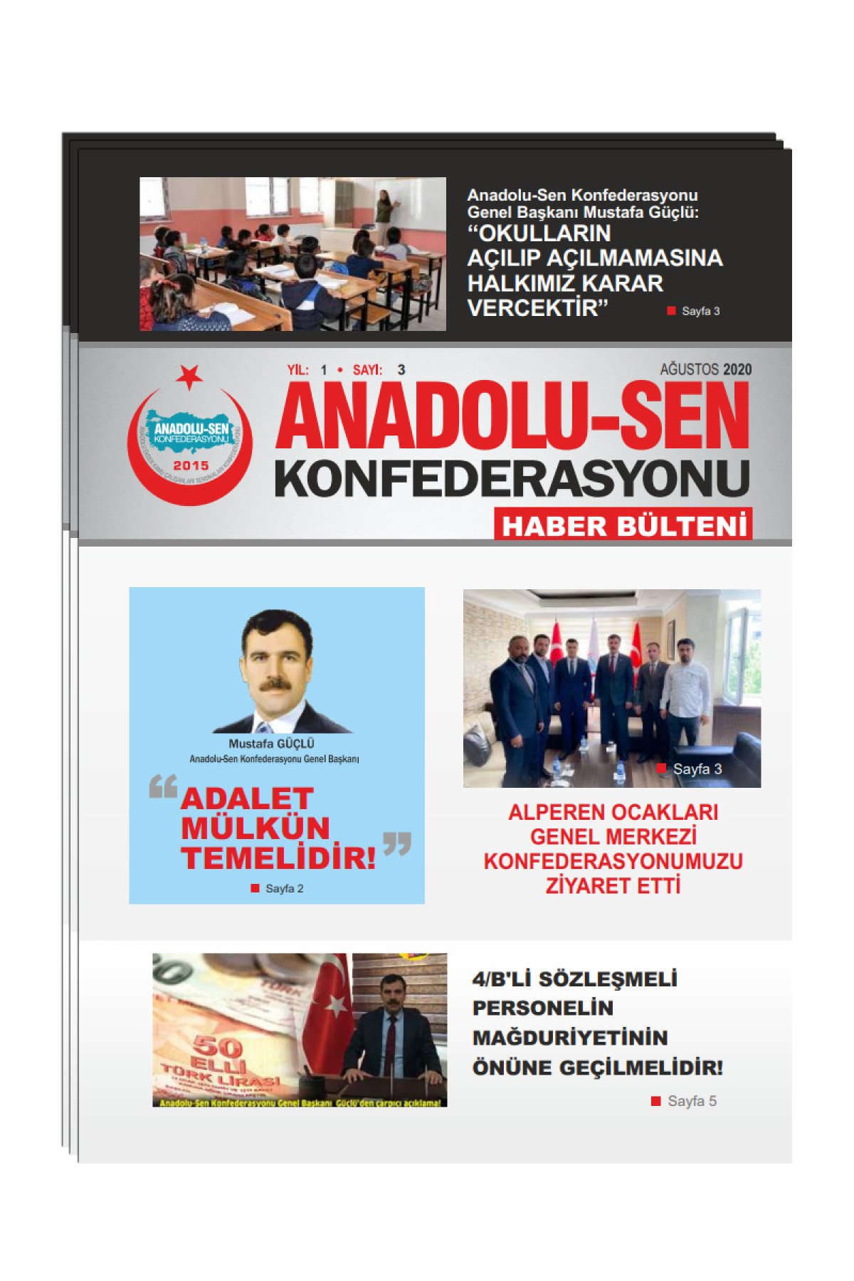 ANADOLU-SEN KONFEDERASYONU HABER BÜLTENİ - SAYI 3