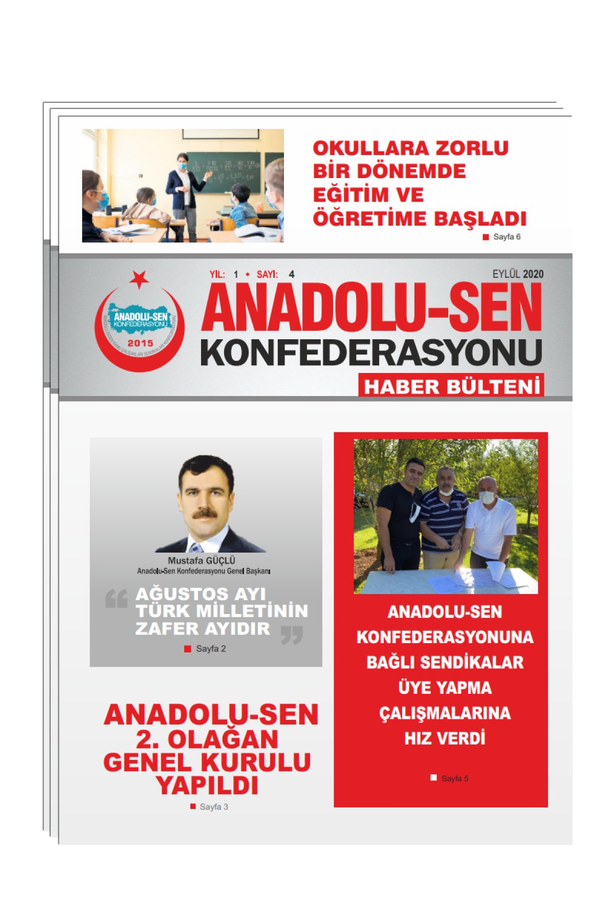 ANADOLU-SEN KONFEDERASYONU HABER BÜLTENİ - SAYI 4