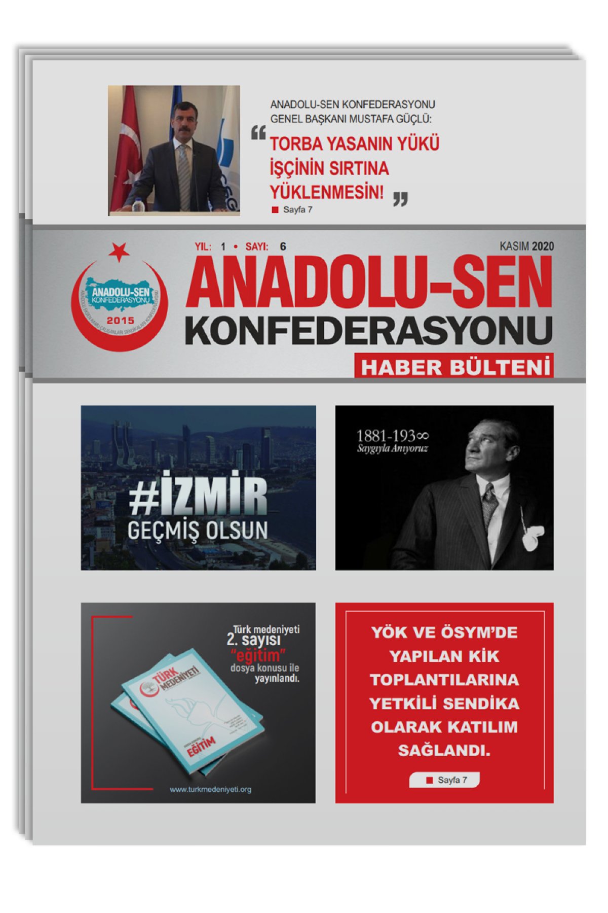  ANADOLU-SEN KONFEDERASYONU HABER BÜLTENİ - SAYI 6 