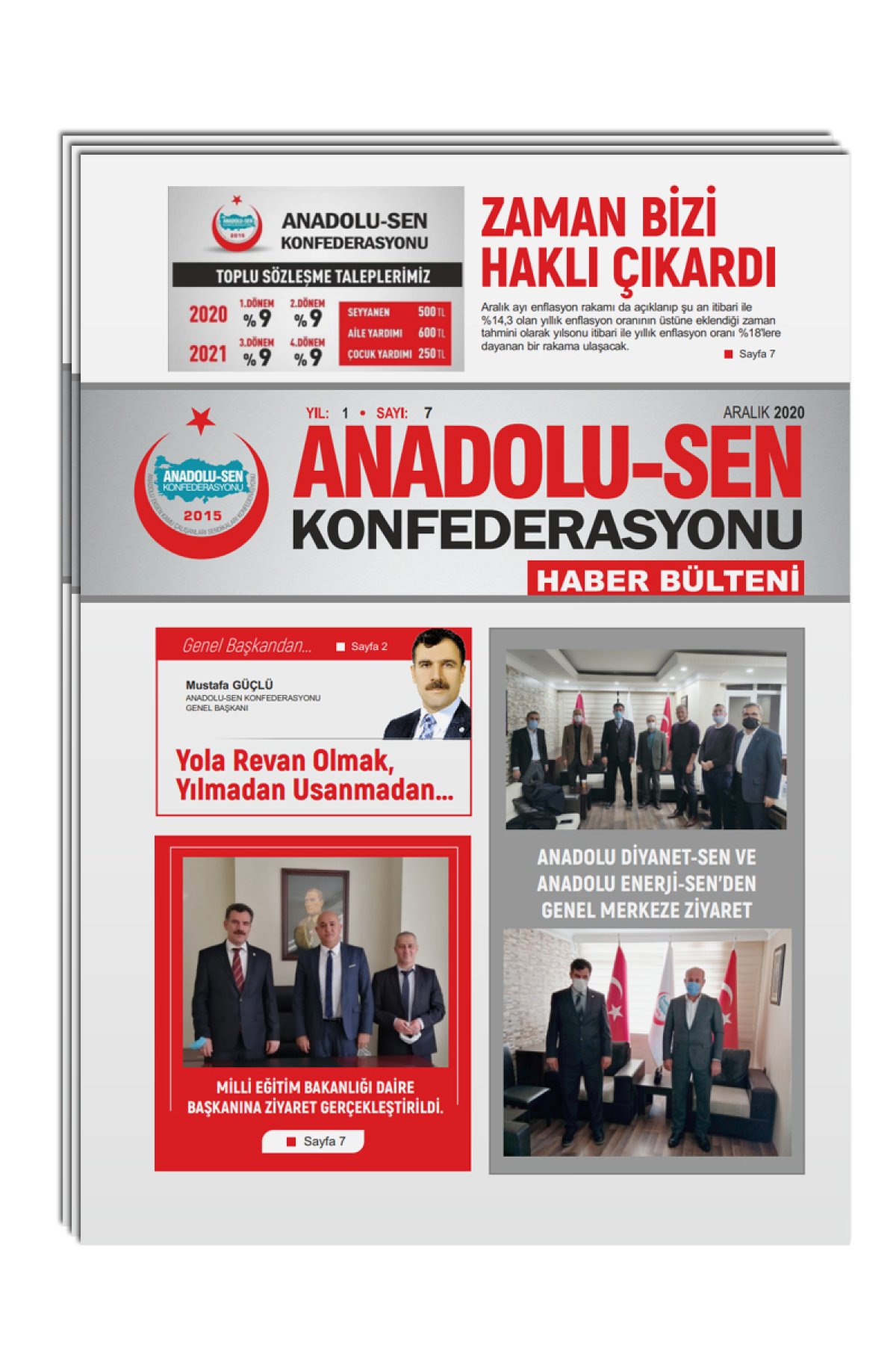  ANADOLU-SEN KONFEDERASYONU HABER BÜLTENİ - SAYI 7 